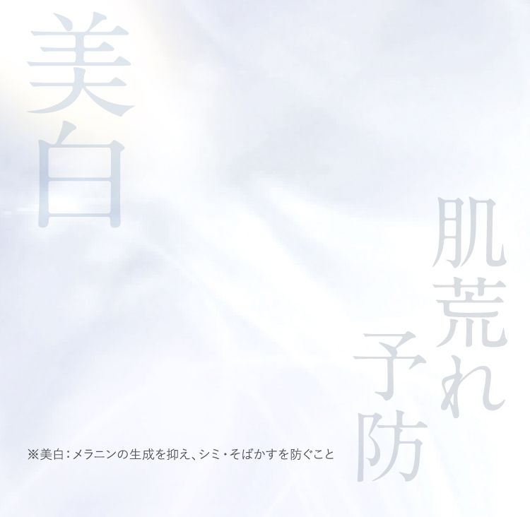 美白 肌荒れ予防