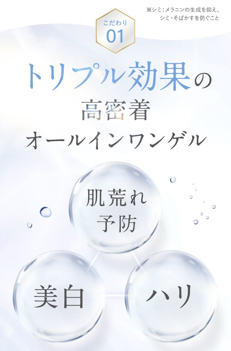 公式】SHIRORUオールインワンゲル「クリスタルVCホワイトニングゲル 」