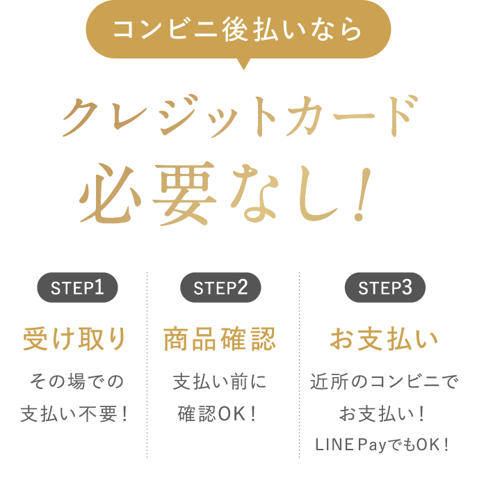 コンビニ後払いならクレジットカード必要なし！