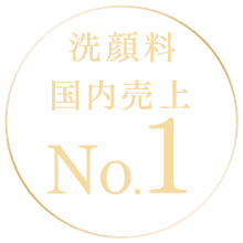 洗顔料国内売上No.1